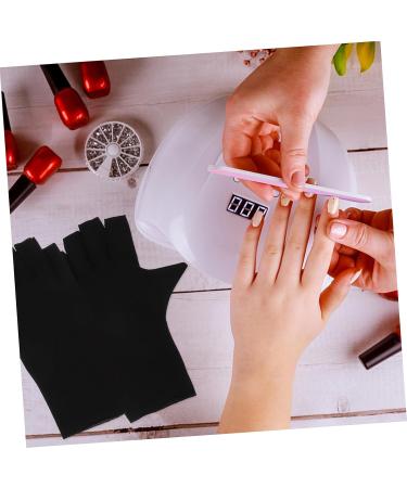 FRCOLOR 2 Pairs Sun Gloves Pink Gloves Nail Uv Gloves Uv Protection Gloves for Gel Nail Lamp Gel Nail Lamp Uv Gloves Nail Art Supplies Uv Nail Gloves Nylon Nail Supplies Summer 21x12x0.1cm As Shown - Buy Online on GoSupps.com