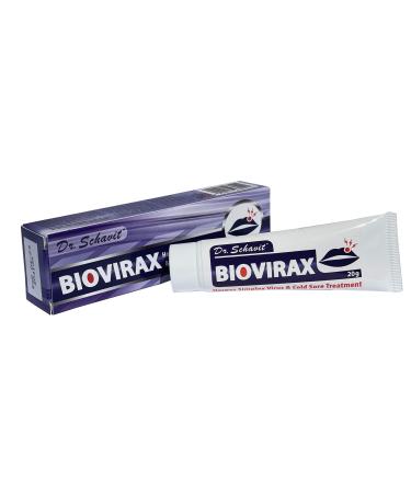DR. SCHAVIT BioVirax Cold Sore Treatment  Natural Healing Cream, Prevent Spread of Cold Sores  Home Remedy, Easy Application 20 mg