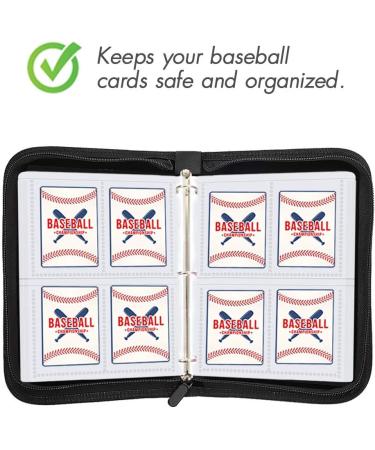 POKONBOY 4-Pocket Baseball Card Binder Sleeves for Trading Cards - Holds Up to 400 Cards - Buy Online on GoSupps.com