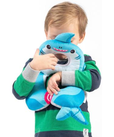 BenBat Kids Travel Neck Pillow for 1-4 Years | Comfortable Headrest for Car Flights & Trips (Blue Shark) - Buy Online on GoSupps.com