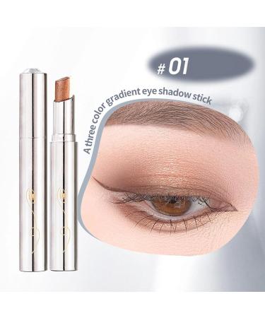  G n rique Glitter Eyeshadow Stick Long Lasting Eye Shadow 3g Gradient Soft Light Smooth Blendable Texture Authentic Waterproof Shimmer Finish for Wedding Party Holiday Use - Buy Online on GoSupps.com