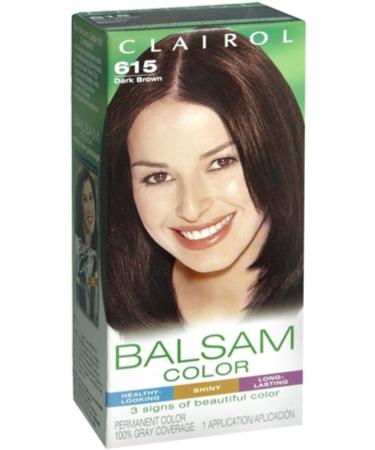 Clairol Balsam Dark Brown Hair Color (615) - Rich Color & Shine | Shop Internationally - Buy Online on GoSupps.com