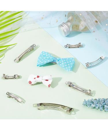 PandaHall 120pcs French Barrette Hair Clips | Metal Alligator Barrettes in 4 Sizes | DIY Hair Accessories for Bows and Streamers - Buy Online on GoSupps.com