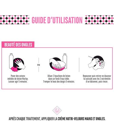 Marlay Cosmetics - Express Manicure Lotion 125 ml - Organic Hand & Nail Care - Dissolves Cuticles & Dead Skin in 5 minutes - Emolliente Water - 99% Natural Origin - Yuka 86/100 - Made in France - Buy Online on GoSupps.com