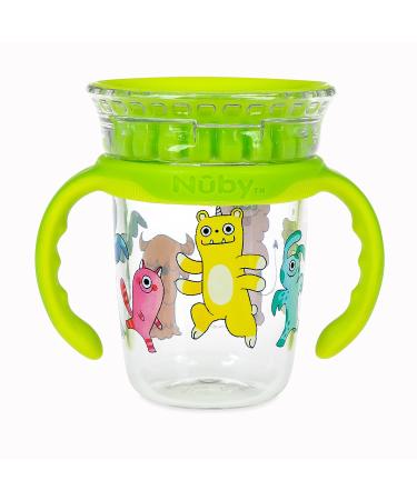 Nuby 2-Handle 360 8 oz Tritan Cup - Assorted Colors/Prints - Buy Online on GoSupps.com