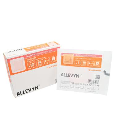 Smith & Nephew Foam Dressing Allevyn Gentle Border Lite 3 X 3 Square Adhesive Sterile (66800834  Sold Per Box) 1 Count (Pack of 1)