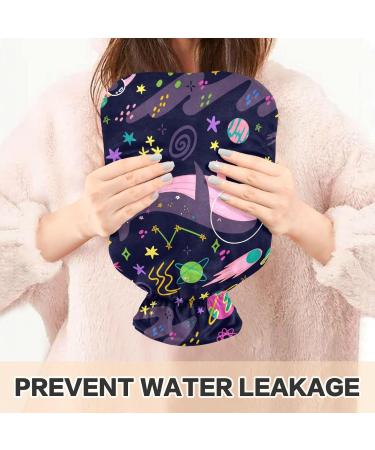 Naanle Abstract Space Walk Heat Bottle - 2L Transparent Hot Water Bottle for Heat & Cold Therapy | Pain Relief for Hands & Feet - Buy Online on GoSupps.com