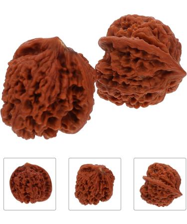 Healeeved 4-Piece Walnut Fitness Handball Set - Chinese Handmade Massage Balls for Hand Training & Muscle Relief - Buy Online on GoSupps.com