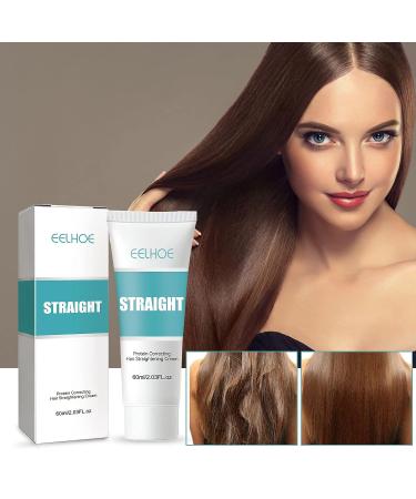 2PCS Protein Hair Straightening Cream - Keratin Treatment for Faster Smoothing and Shine | Professional Damaged Hair Care Solution - Buy Online on GoSupps.com