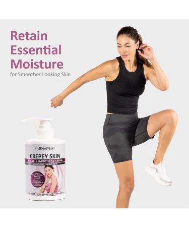 Reshape+ Crepey Skin Treatment Cream Wrinkle Smoothing Lotion Anti Aging Skin Care Moisturizer For Face Arms Neck & Body W/Collagen & Hyaluronic Acid To Plump Sagging Skin 15 Fl Oz (Pack of 2) 15 Fl Oz (Pack of 2) Wrink  - Buy Online on GoSupps.com