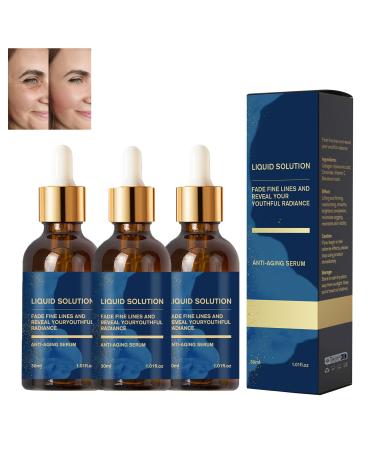 KOATECH Wrinkle removing facial essence solution antiaging liquid solution essence solution reduces wrinkles on face corners of eyes and neck plump skin suitable for all skin types 3