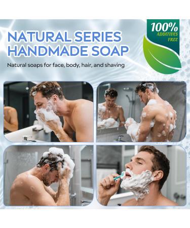 Coffret de savons pour homme 6 pains de savon solide de 100 g gel douche savons pour le visage le corps et les mains savon naturel coffret cadeau pour No l la Saint-Valentin un anniversaire SET 2 - Buy Online on GoSupps.com