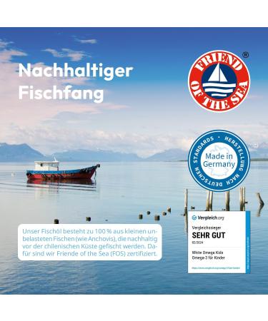 Omega-3 Capsules for Children | Sugar-Free 518mg Fish Oil with DHA & EPA | Best 2024 Comparison Winner | 270 Mini Capsules (3 Months) - Buy Online on GoSupps.com