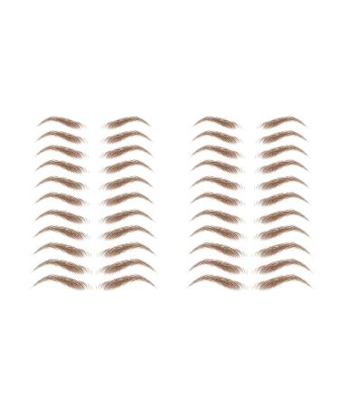 twcrvil Easy To Apply Eyebrows Professional Accessories Authentic Makeup Products Tint For Eyebrows Multiple Styles To Choose Brown-10 2pcs