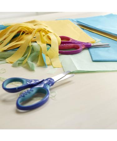 Fiskars 194220 Back to School Supplies  Kids Scissors Softgrip Blunt-tip  5 Inch  Color Received May Vary - Buy Online on GoSupps.com