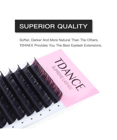 TDANCE Premium D Curl 0.18mm 14-19mm Silk Lash Extensions for Professional Salon Use - Buy Online on GoSupps.com