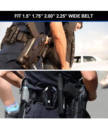 Kydex Handcuff Case for ASP & Hinged & Chain Handcuffs | MOLLE/Belt Clip | Law Enforcement Holder | Adjustable Strap | Duty Belt Fit 1.5-2.25 - Buy Online on GoSupps.com