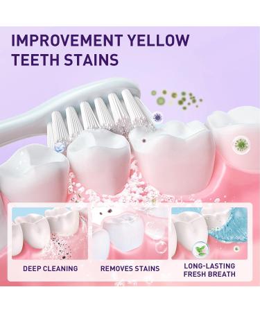 Purple Teeth Whitening Teeth Whitening Powder Grape & Mint Flavor Tooth Powder Natural Teeth Whitener Color Corrector Toothpaste for Tooth Stain Removal - Buy Online on GoSupps.com