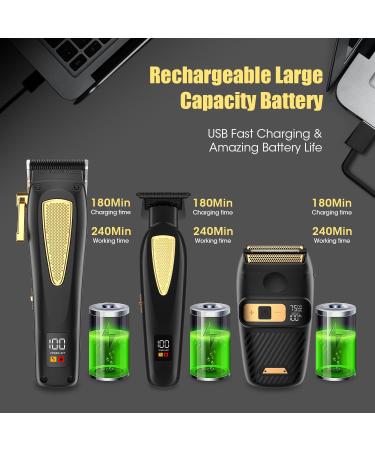 Buy Cordless Hair Clippers for Men - Professional Trimmer & Grooming Kit | Perfect Gift for Him - Buy Online on GoSupps.com