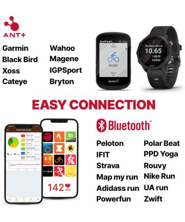 Fitcent Bluetooth Heart Rate Knife Bracelet | Ant+ Heart Monitor & Optical Sensor for Strava Peloton Garmin iFit Wahoo - Buy Online on GoSupps.com
