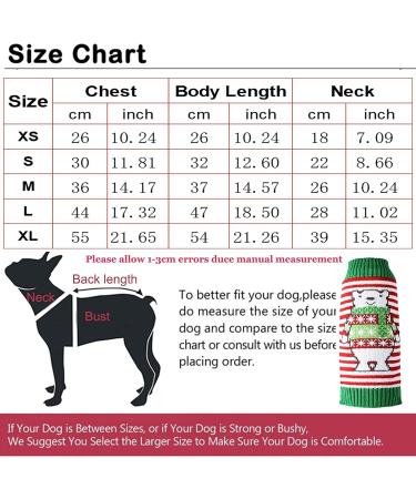 ABRRLO Christmas Dog Sweater - Warm Cozy Sweater for Small & Medium Dogs | Bear-01 XL | Perfect Holiday Gift - Buy Online on GoSupps.com