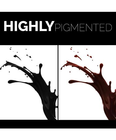 DLUX Waterproof Liquid Eyeliner - Vivid Black Felt Tip Pen | Smudge Proof & Long Lasting | Cruelty Free Matte Finish | Fast Drying Formula - Buy Online on GoSupps.com