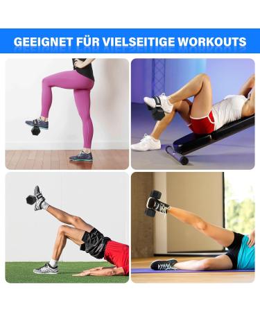 2-Pack Tibialis Trainer | Adjustable Dumbbell Foot Attachment for Leg Strength Training & Ankle Straps Ideal for Lifting Exercises - Buy Online on GoSupps.com