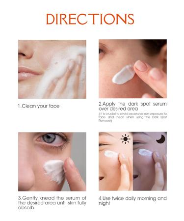 Dark Spot Remover Serum & Cream for Face & Body - Glow & Age Spot Corrector - Rapid Tone Repair 1oz - Buy Online on GoSupps.com
