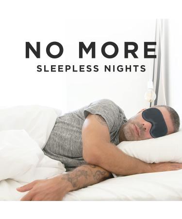 MAXCOPPER Anti-Wrinkle Satin Eye Mask Sleep Mask 100% Copper-Infused Anti-Aging Antimicrobial Eliminates Puffy Eye Bags (Black) - Buy Online on GoSupps.com