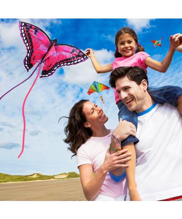 TOY Life Butterfly Kite for Kids - Easy-to-Fly Large Beach Kite for Ages 4-12 | Ideal Gift for Outdoor Fun - Buy Online on GoSupps.com