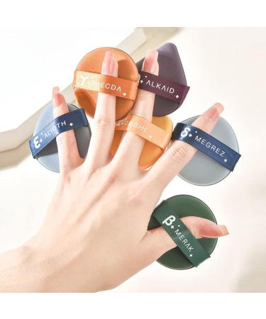 7 Pieces Pure Cotton Powder Puff Set | Makeup Puff for Foundation & Loose Powder | Best Cosmetic Sponge Tool for Exquisite Makeup - Buy Online on GoSupps.com