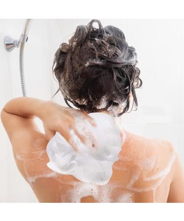 Lifeforce Shower Sponge Bath Loofah 3 Pack White Shower Puff Large Clean Skin Loofah Sponge for Bathing Comfortable and Soft Mesh Loofah Body Exfoliating Shower Sponge - Thick & Luxurious Colours 3 X White - Buy Online on GoSupps.com