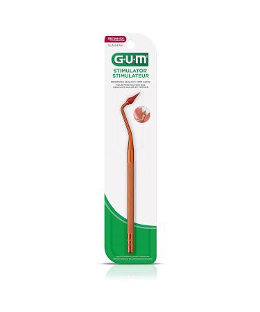 GUM Stimulator Handle with Conical Shaped Rubber Tip (6 x 1 count) 6 Stimulators - Buy Online on GoSupps.com