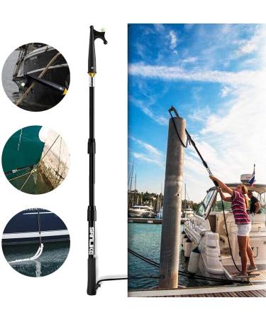 Sanlike Boat Hook Extension Pole - Telescopic with Luminous Bead, Lightweight & Durable - 3.9 Feet - Black - Buy Online on GoSupps.com