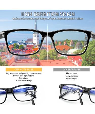 SIGVAN 5 Pack Blue Light Blocking Reading Glasses | Anti Eyestrain Computer Readers for Men Women | Lightweight & Fashionable | 1.75x Magnification - Buy Online on GoSupps.com