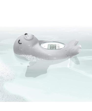 Angelcare Happy Seal Grey Baby Bath & Room Thermometer - Buy Online on GoSupps.com
