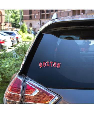 Boston Red Sox 2009 Wordmark Logo Bumper Sticker Decal - 6'' X 2 - Buy Online on GoSupps.com