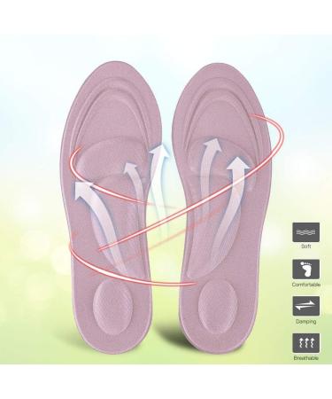 VGEBY1 Orthotic Arch Support Insole for Flat Feet - Memory Foam Shoe Pad for Plantar Fasciitis Comfort (Women Pink) - Best International Shipping - Buy Online on GoSupps.com