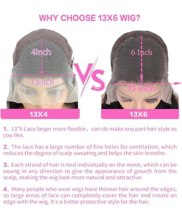 16 Inch 13X6 HD Lace Front Human Hair Wig for Black Women - 180 Density Straight Brazilian Virgin Hair, Transparent Glueless Lace Frontal Wig Pre Plucked with Baby Hair - Buy Online on GoSupps.com