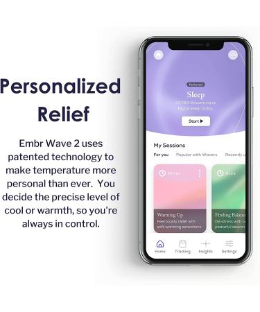 Embr Wave 2 Thermal Wristband - Natural Relief for Hot Flashes, Night Sweats, Menopause Symptoms - Improve Sleep & Manage Anxiety - Rechargeable Bracelet in Gold/Rose Gold - Buy Online on GoSupps.com