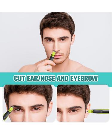 Buy 2-Piece Nasal Hair Trimmer Replacement Heads - Compatible with Philips QP2530 QP2630/30 QP2830 QP2734 QP2824/30 - Perfect for Men - Buy Online on GoSupps.com