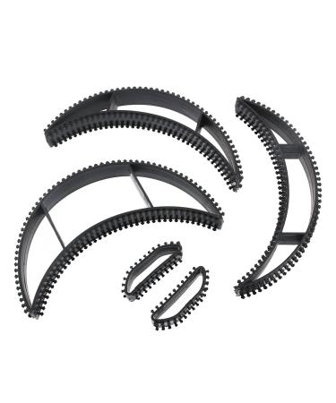 Frcolor Big Bumpits Happie Hair Volumizing Inserts Bun Maker Set - Black (5 Pieces) - Buy Online on GoSupps.com
