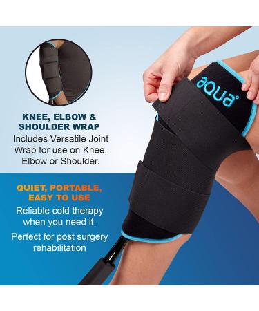 Polar Vortex Cold Water Therapy System Kit with 3-Strap Wrap and 4 Cold Cubes - Buy Online on GoSupps.com
