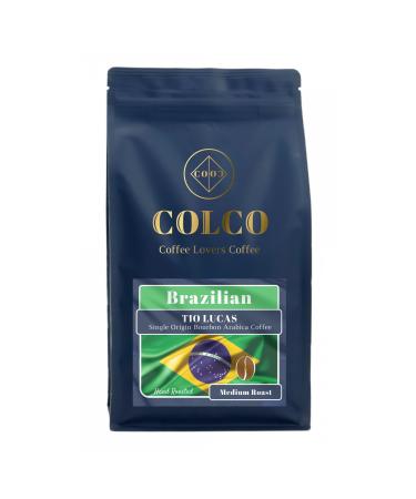 BRAZILIAN Single Origin Coffee | Tio Lucas | Arabica Bourbon | Medium Roast | Roasted Coffee Beans (1kg Resealable Bag)