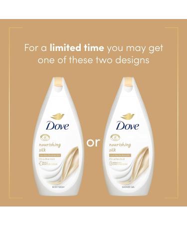 Dove Nourishing Silk Body Wash microbiome-gentle for softer smoother skin after one shower 450 ml floral 450 ml (Pack of 1) - Buy Online on GoSupps.com