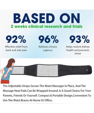 MedPlus Acupressure Kidney Care Belts - Premium Sciatic Pain Relief & Thermal Magnetic Therapy for Lower Back (2 PCs) - Buy Online on GoSupps.com