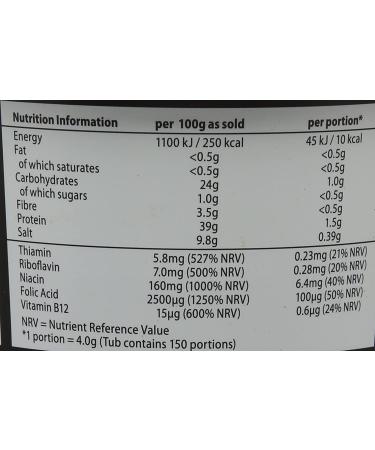 Marmite Yeast Extract Tub 600g - Savory Spread 1.32lb (Pack of 1) - Buy Online on GoSupps.com