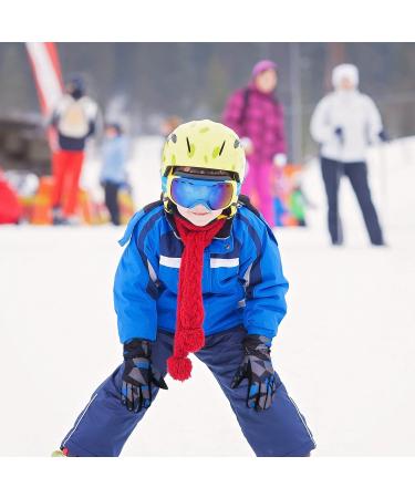 Kids Winter Gloves 2 Pairs - Waterproof Camo Snowboard Gloves for Ages 8-14 - Buy Online on GoSupps.com