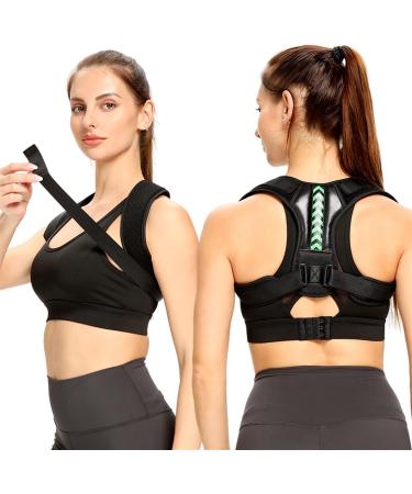 Adjustable Back Shoulder Posture Corrector Belt Clavicle Spine Support Reshape Your Body Home Office Sport Upper Back Neck Brace (Color : Green Size : 2XL-Weight 120-135KG) - Buy Online on GoSupps.com