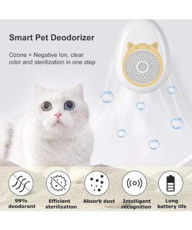 Mknzome Cat Litter Deodorizer | Intelligent Odor Eliminator | 99% Effective Air Purifier for Cat Toilets & Small Spaces - Buy Online on GoSupps.com